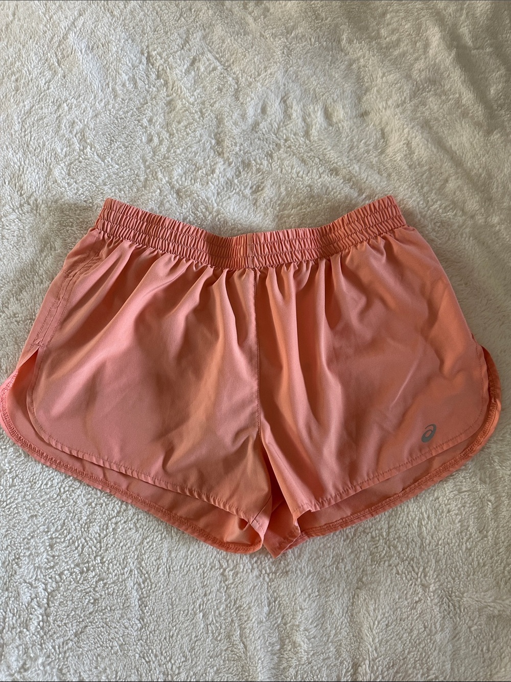 ASICS Women's Peach Athletic Running Shorts
